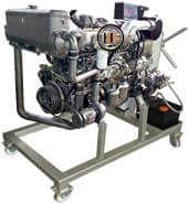 DIESEL ENGINE TRAINER ROTATION OVERHAUL STAND MITSUBISHI 6D16 MARINIZED - HB-T002D6D16M-OK - kategori Perkapalan - HARBA