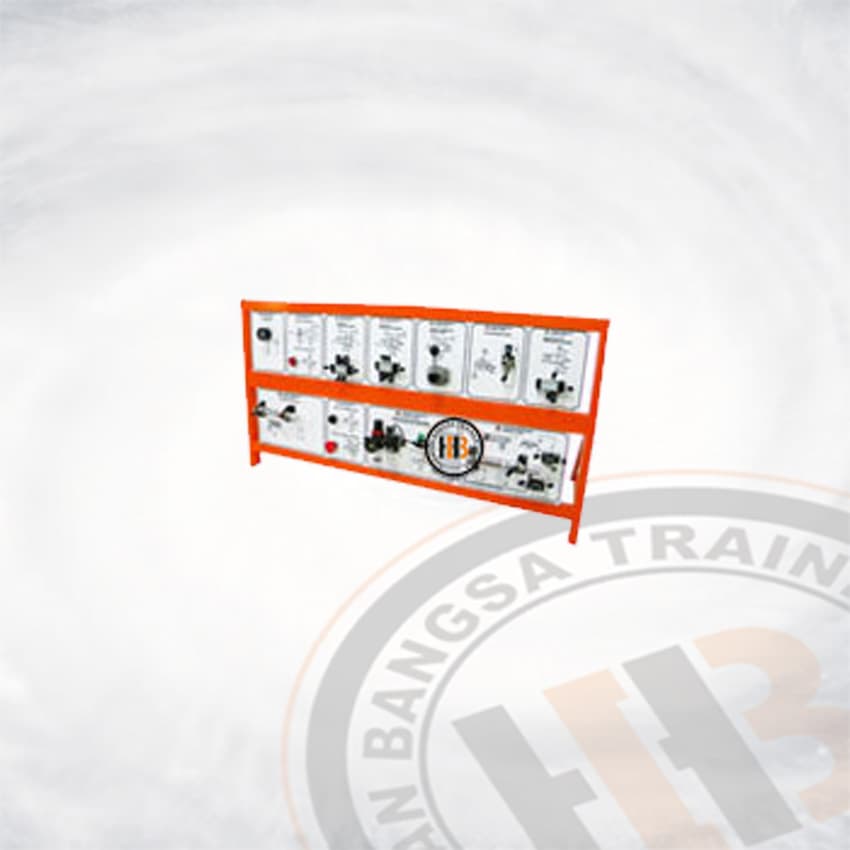 Trainer Pneumatik Dasar (Basic Pneumatics) - HB-O001SE-TM - kategori Mekatronika - HARBA
