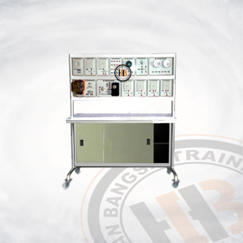 Trainer Listrik Dasar 1 Fase (Basic Electric 1 Phase) Model 2 - HB-J001S2-TL - kategori Listrik - HARBA
