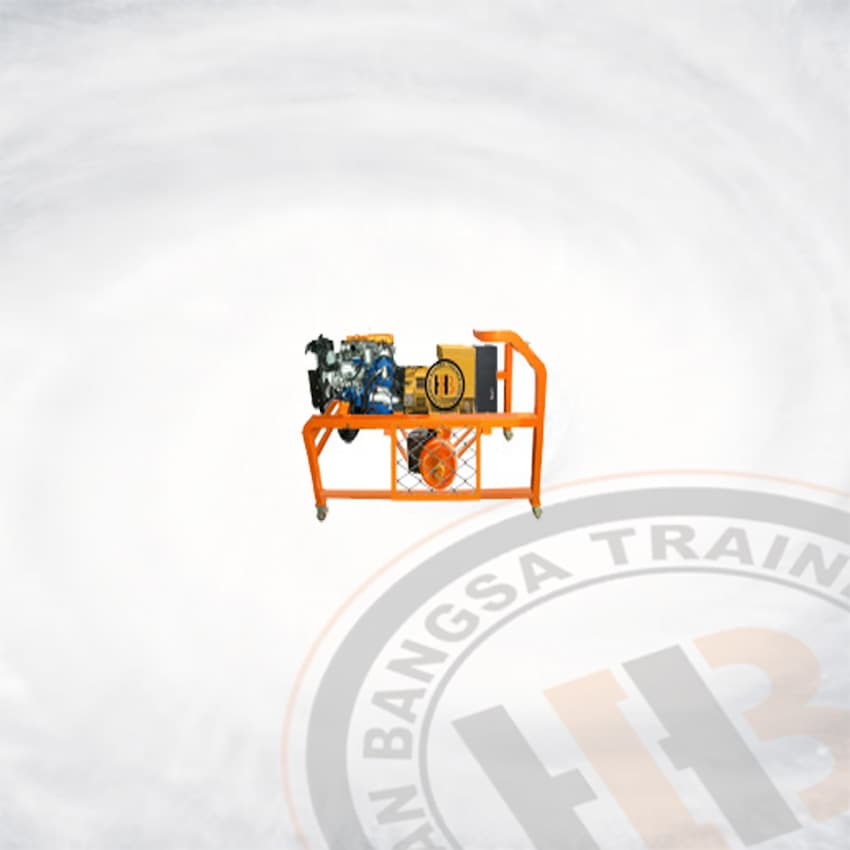 Locomotive Diesel Engine Trainer Stand 4 Cylinder Trasmision Electric - HB-T002D4TE-TKA - kategori Kereta Api - HARBA