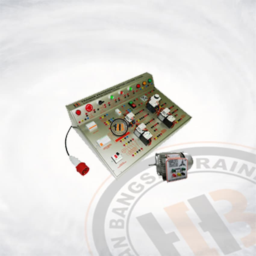 Trainer Kontrol Motor Elektrik 3 Fase (Motor Control) With Motor - HB-N001BV2-TM - kategori Mekatronika - HARBA