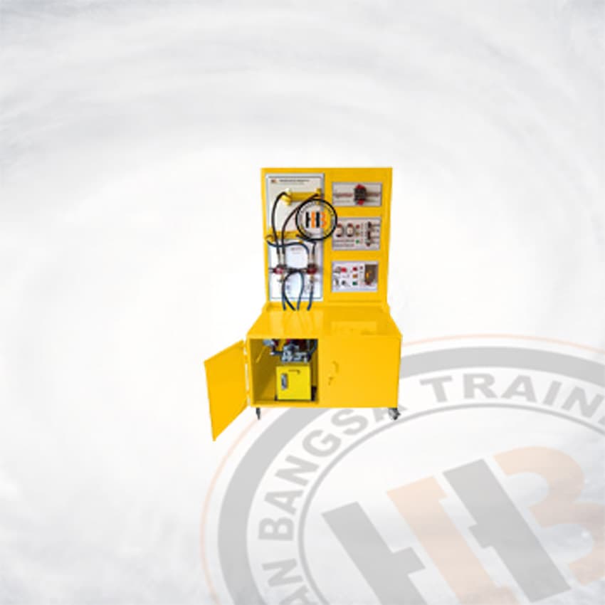 Trainer Elektro-Hidrolik (Electrohydraulics) Kontrol PLC - HB-O004P-HAB - kategori Alat Berat - HARBA