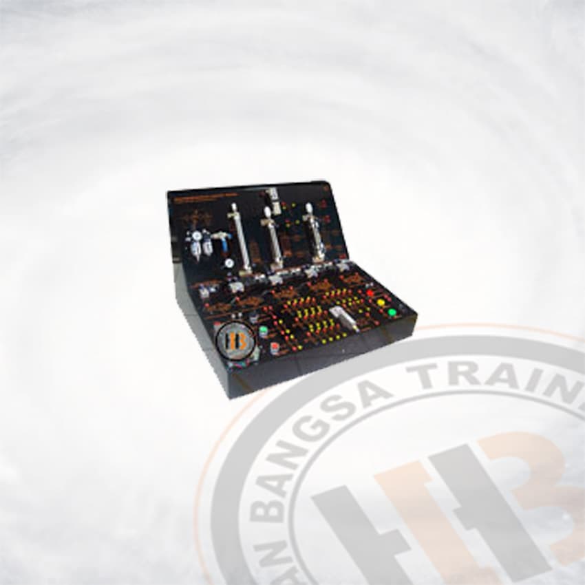 Trainer Elektro Pneumatik (Electro Pneumatics) Discountinue - HB-O002M-TM - kategori Mekatronika - HARBA