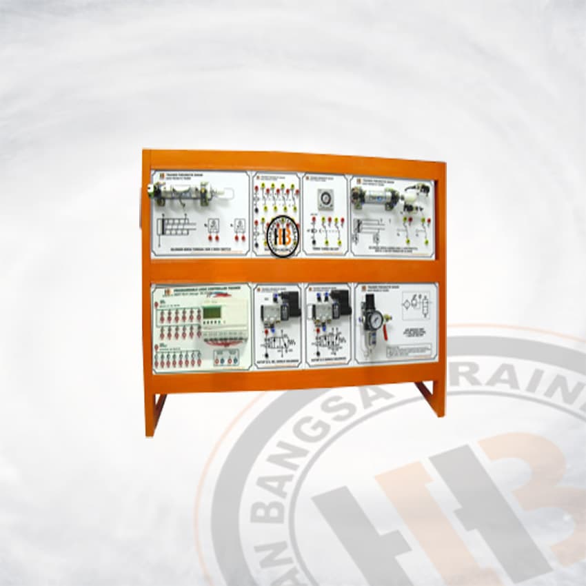 Trainer PLC Smart Relay Zelio Elektro Pneumatik - HB-P002SEP2-TM - kategori Otomasi Industri - HARBA