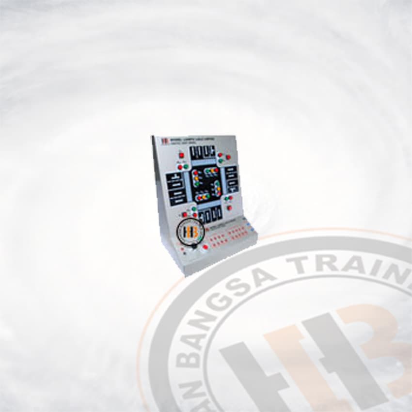 Model Trafffic Light Berbasis PLC - HB-R005-KM - kategori Mekatronika - HARBA