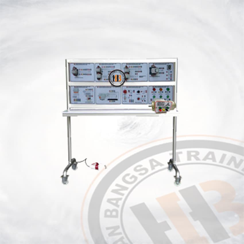 Trainer Kontrol Motor Elektrik 3 Fase (Motor Control) With Motor Stand Model 2 - HB-N001S3-TM - kategori Mekatronika - HARBA