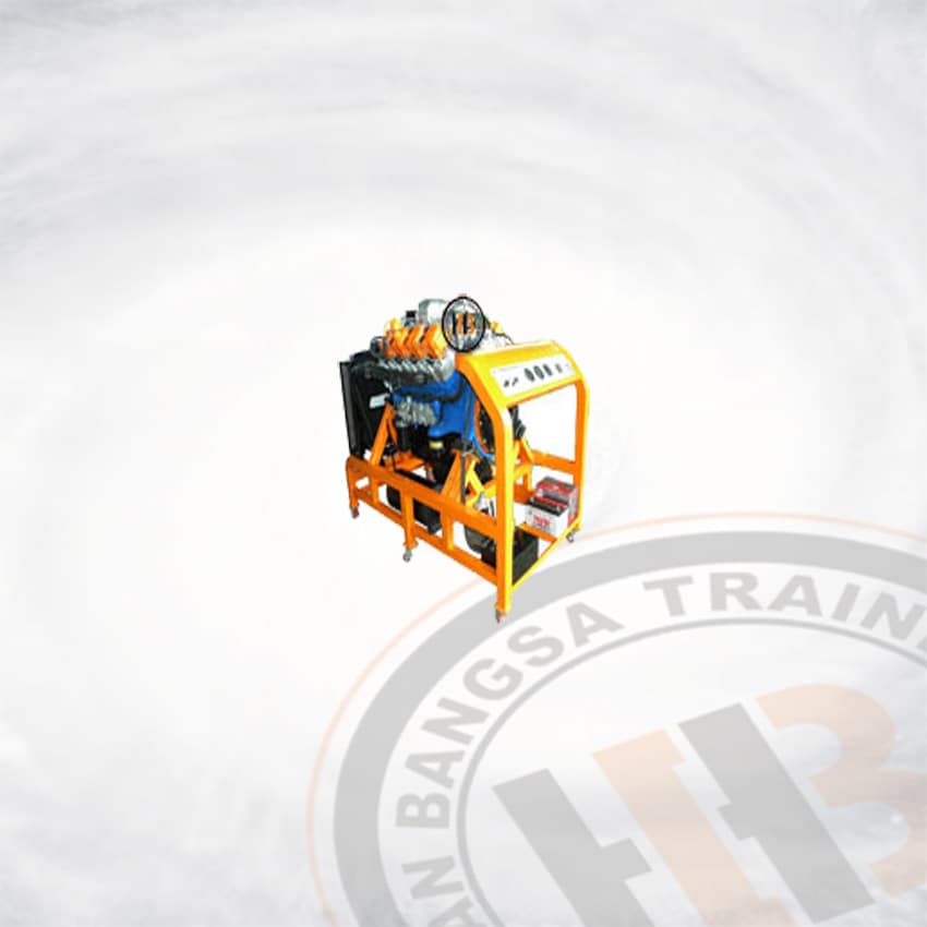 Diesel Engine Trainer Stand Mitsubishi 8DC9 - HB-T002D8DC9-OK - kategori Perkapalan - HARBA