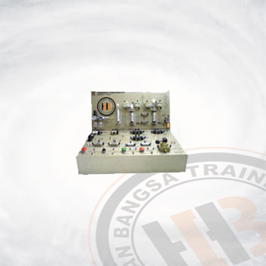 Trainer Pneumatik Dasar (Basic Pneumatics) Discountinue - HB-O001PE-TM - kategori Mekatronika - HARBA