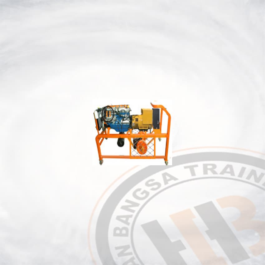 Locomotive Diesel Engine Trainer Stand 6 Cylinder Trasmision Electric - HB-T002D6TE-TKA - kategori Kereta Api - HARBA