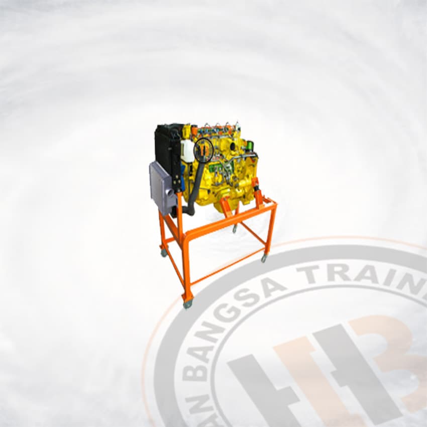 Diesel Engine Trainer Stand Model Toyota W04D-TR Dump Truck Turbo Intercooler - HB-T002DTYM39-COAB - kategori Alat Berat - HARBA
