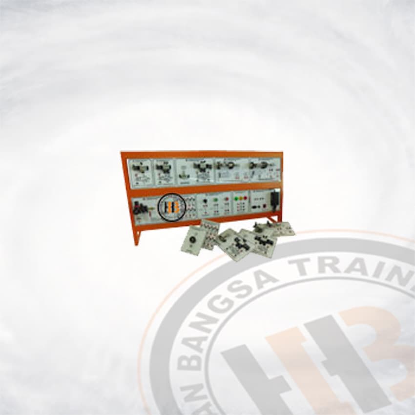 Trainer Elektro Pneumatik (Electro Pneumatics) - HB-O002SE-TM - kategori Mekatronika - HARBA