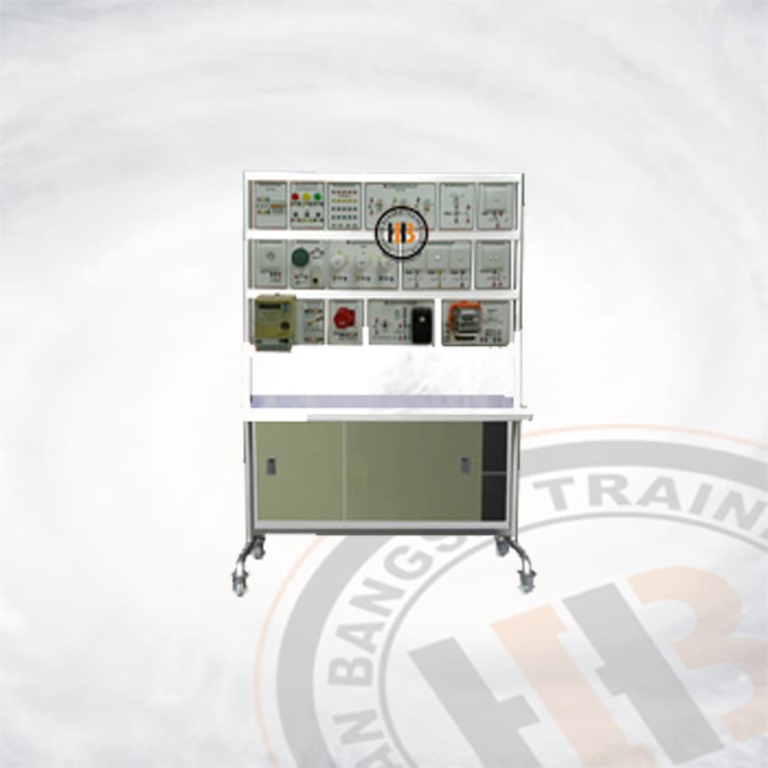 Trainer Listrik Dasar 1 Dan 3 Fase (Basic Electric 1 And 3 Phase) Kwh Manual, Kwh Digital Model Stand 2 - HB-J0012MDS2-TL - kategori Listrik - HARBA
