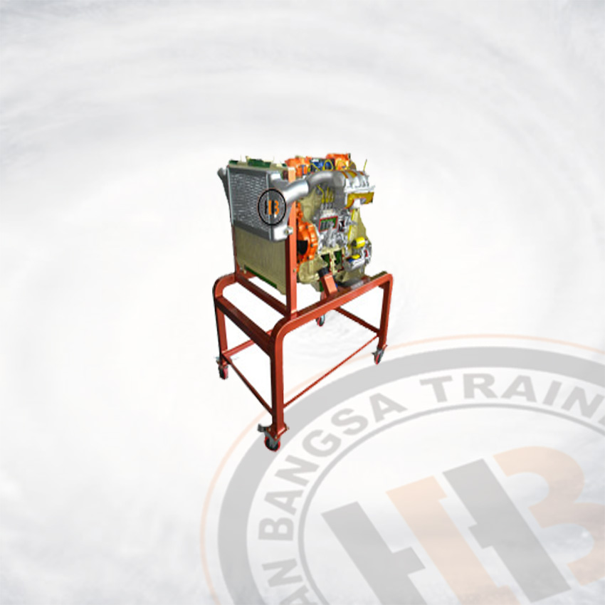 Locomotive Diesel Engine Trainer Stand 110HP Model