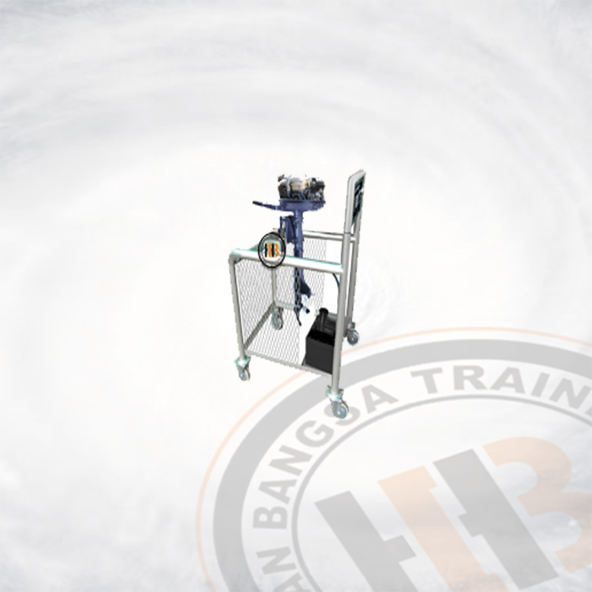 Trainer Mesin Bensin Tempel 2 Tak 5 HP (Boat Yamaha)