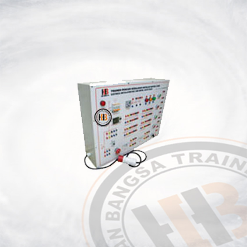 Trainer Pencari Kesalahan Instalasi Motor 3 Fase (Electrical Installation Fault And Control Motor) With Motor