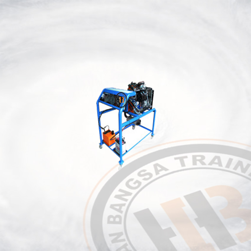 Gasoline Engine Trainer Stand EFI VVTi Avanza Biru